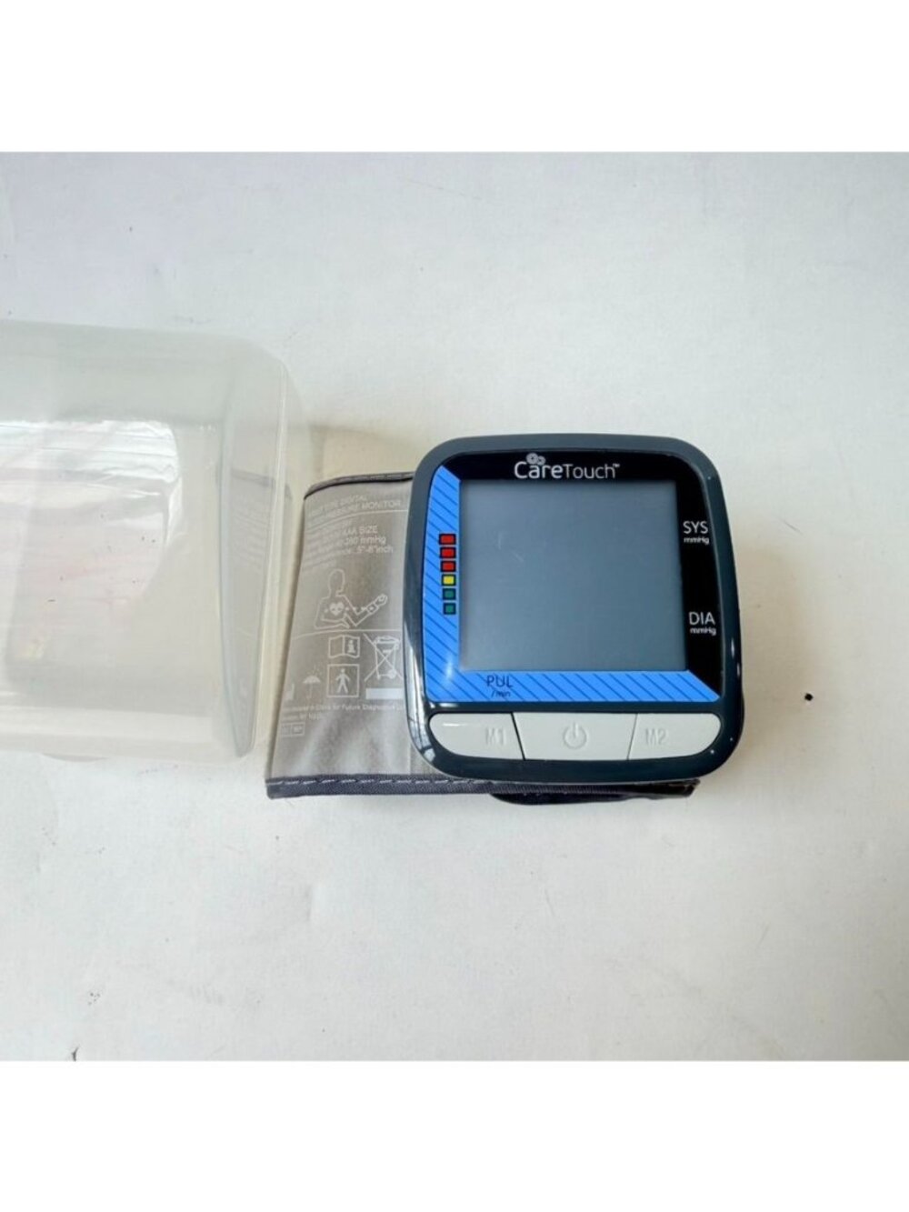 CareTouch Digital Wrist Blood Pressure Monitor Portable BP Heart Rate Monitor